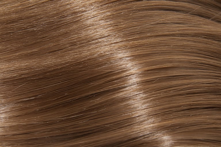 European Remy hair texture close-up